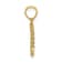 14k Yellow Gold 3D Textured Rope Heart Pendant