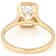 3ct Emerald-Cut Lab-Grown Diamond Solitaire Ring In Solid 14K Yellow Gold