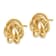 14k Yellow Gold 19mm Love Knot Stud Earrings