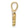 14K Yellow Gold Lab Grown Diamond Letter Y Initial Pendant