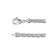 Sterling Silver Solid Wheat 8 Inch Bracelet