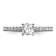 Rhodium Over 14K White Gold Lab Grown Diamond SI1/SI2, G H I, Engagement Ring