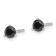 14K White Gold .40ct Black Diamond Stud Earrings