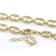 Turkish Mariner Chain Necklace In 18K Gold Over Sterling Silver 8mm 18 Inch