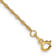 14k Yellow Gold 1.10mm Children's Singapore Link Bracelet