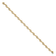 14k Yellow Gold and 14k White Gold with Rhodium over 14k Yellow Gold
Diamond Link Bracelet