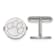 Rhodium Over Sterling Silver LogoArt Clemson University Cuff Links