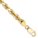 10k Yellow Gold 5.5mm Diamond-Cut Rope Link Bracelet