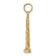 14k Yellow Gold 3D Textured St. Augustine Lighthouse Pendant
