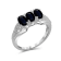 Black Sapphire Rhodium Over Sterling Silver Ring 1.65ctw