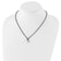 Rhodium Over Sterling Silverwith 14K Accent 8-9mm Freshwater Cultured
Pearl Necklace