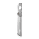 Rhodium Over 14k White Gold Diamond Cross Chain Slide Pendant