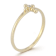 Bellissima Gold 14K Yellow Gold Diamond Beaded Cross Ring