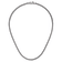 Rhodium Over Sterling Silver Polished 3.0mm Franco 18 Inch Chain