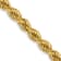 14k Yellow Gold 5mm Solid Rope 28 Inch Chain