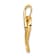10k Yellow Gold and Rhodium Over 10k Yellow Gold Diamond Heart and
Infinity Pendant