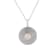 White Cultured Freshwater Pearl 14K White Gold Pendant 4-4.5mm