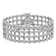 18K White Gold Diamond 4 Row 7.25-inch Bracelet 8.26ctw