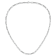 14K White Gold Polished Fancy Link Necklace