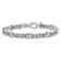 Rhodium Over 18K White Gold Diamond Curb 7.5-inch Bracelet 1.75ctw