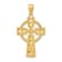 14K Yellow Gold Celtic Cross Pendant