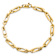 14k Yellow Gold 5.2mm Polished Fancy Link Men's Bracelet
