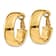 14k Yellow Gold 15/16" Hoop Earrings