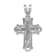 Rhodium Over 14K White Gold 7/8ct. Diamond Cross Pendant