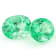 Colombian Emerald 7.2x5.9mm Oval Matched Pair 1.99ctw