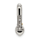 Rhodium Over Sterling Silver Antiqued with 14k Accent Polished Garnet
Chain Slide Pendant