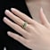 Emerald Color CZ And White CZ Band Ring In 14K Gold Over Sterling Silver