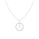 8-9mm Drop White Cultured Freshwater Pearl and CZ Rhodium Over Sterling
Silver Pendant