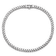 Rhodium Over 14k White Gold Diamond Tennis Bracelet 1.25ctw