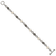 Sterling Silver Oxidized Freshwater Cultured Pearl Bracelet