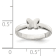Rhodium Over Sterling Silver Polished Butterfly Children's Ring