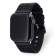 Gametime MLB Pittsburgh Pirates Black Leather Apple Watch Band (42/44mm
S/M). Watch not included.