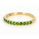 Chrome Diopside Band Ring In 18K Gold Over Sterling Silver 0.28ctw