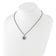 Rhodium Over Sterling Silver with 14K Accent Swiss Blue topaz/London
Blue/White Topaz Necklace