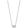 Rhodium Over Sterling Silver LogoArt Zeta Tau Alpha Medium Pendant Necklace