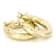 Polished Hoop Earrings In 18K Gold Over Sterling Silver 0.65 Inch