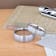 PERSEUS Domed with Brushed Finish Tungsten Band 8mm