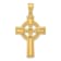 14K Yellow Gold Celtic Cross Pendant