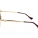 Gucci Gold Tone and Burgundy Frame / Brown Lens Sunglasses