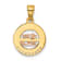 14k Yellow and Rose Gold with Rhodium over 14k Yellow Gold Textured
Cubic Zirconia 15 Pendant