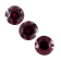 Anthill Garnet 4mm Round Set of 3 0.84ctw