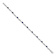 Rhodium Over 10k White Gold Diamond and Blue Sapphire Bracelet