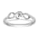 Rhodium Over 14K White Gold First Promise Diamond Promise/Engagement
Ring 0.04ctw