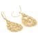 Filigree Dangle Earrings In 18K Gold Over Sterling Silver