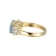 Lab Created Blue Spinel 18k Yellow Gold Over Sterling Silver March
Birthstone Ring 2.39ctw