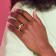 Rhodium Over 14K White Gold Lab Grown Diamond By-Pass Complete
Engagement Ring 0.656ctw